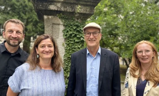 (v.l.n.r.: Thomas Adler, Kirsten Ratheiser, Klaus Müller, Izolda Sabanovic)